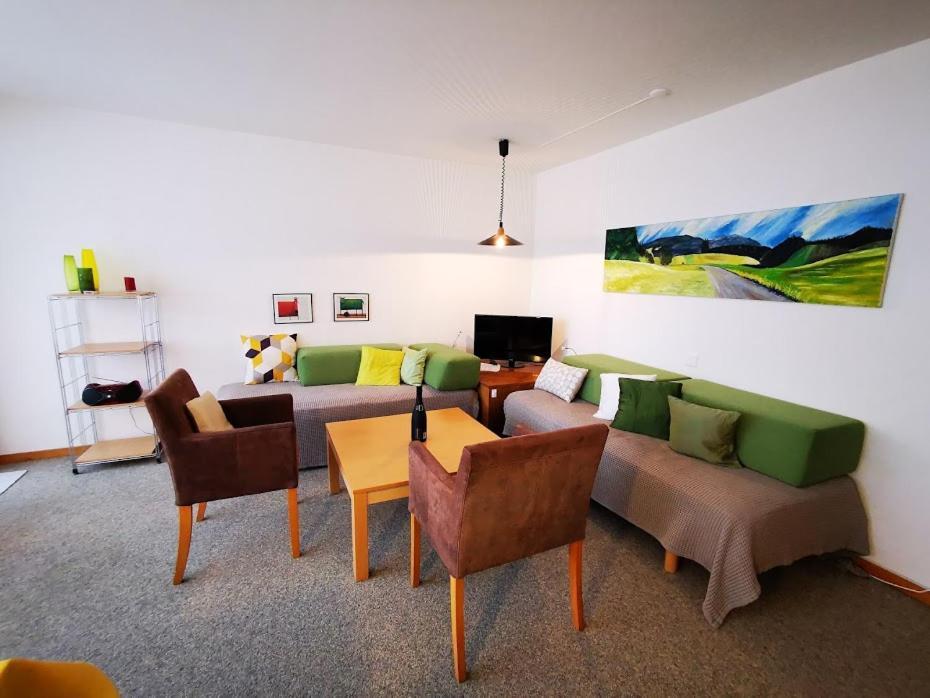 Apartments Haus Quelle Leukerbad Kültér fotó